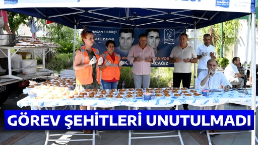GÖREV ŞEHİTLERİ UNUTULMADI