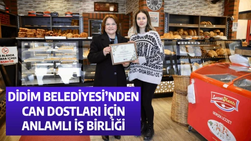 DİDİM BELEDİYESİ&rsquo;NDEN CAN DOSTLARI İ&Ccedil;İN ANLAMLI İŞ BİRLİĞİ