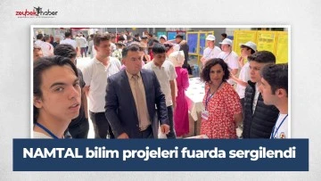 NAMTAL bilim projeleri fuarda sergilendi