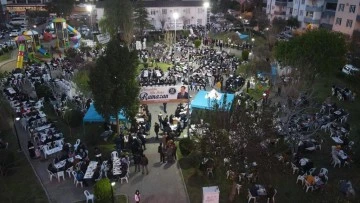 Nazilli Belediyesi iftar yemeklerine Yeşil Mahalle&rsquo;de devam etti