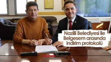 Nazilli Belediyesi ile Belgesem arasında indirim protokol&uuml;