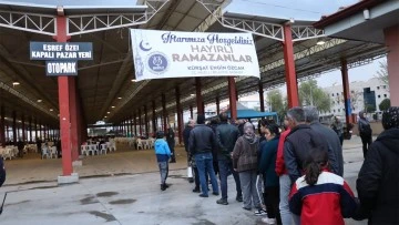 Nazilli Belediyesi'nden 5 bin kişilik iftar yemeği