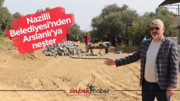 Nazilli Belediyesi&rsquo;nden Arslanlı&rsquo;ya neşter