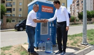 Nazilli Belediyesi, Su Otomatlarıyla Şehirde Su Temini Kolaylaştırmaya Devam Ediyor