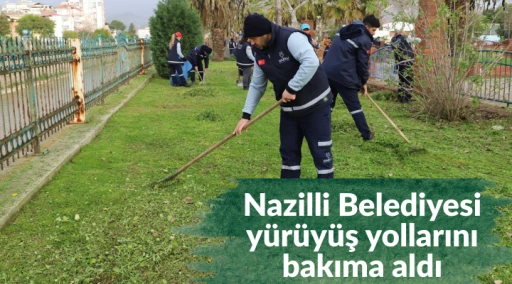 Nazilli Belediyesi y&uuml;r&uuml;y&uuml;ş yollarını bakıma aldı