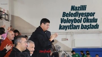 Nazilli Belediyespor Voleybol Okulu kayıtları başladı