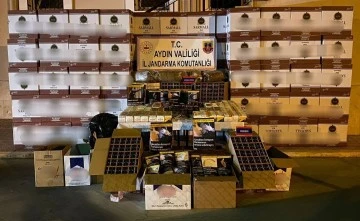 Nazilli&rsquo;de 1 milyon 750 bin adet dolu makaron ele ge&ccedil;irildi