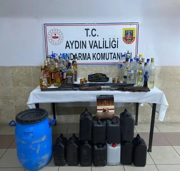 Nazilli&rsquo;de sahte alkol operasyonu