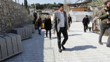 Nazilli&rsquo;de yol &ccedil;alışmaları devam ediyor