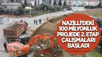 Nazilli'deki 100 milyonluk projede 2. etap &ccedil;alışmaları başladı