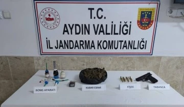 Nazilli&rsquo;deki evde uyuşturucu madde ele ge&ccedil;irildi