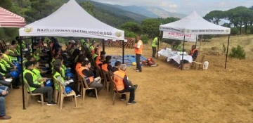 Nazilli Orman İşletme M&uuml;d&uuml;rl&uuml;ğ&uuml; ekipleri tatbikata katıldı