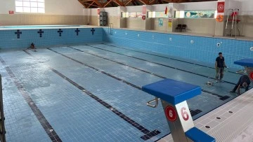 Nazilli Yarı Olimpik Yüzme Havuzu bakıma alındı