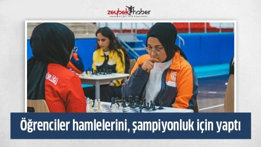 &Ouml;ğrenciler hamlelerini, şampiyonluk i&ccedil;in yaptı
