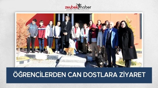 &Ouml;ĞRENCİLERDEN CAN DOSTLARA ZİYARET
