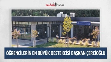 &Ouml;ĞRENCİLERİN EN B&Uuml;Y&Uuml;K DESTEK&Ccedil;İSİ BAŞKAN &Ccedil;ER&Ccedil;İOĞLU