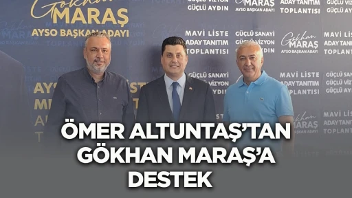 &Ouml;MER ALTUNTAŞ&rsquo;TAN G&Ouml;KHAN MARAŞ&rsquo;A DESTEK  