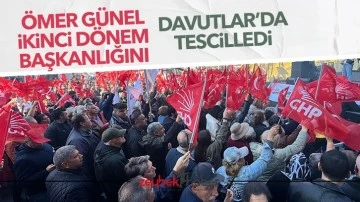&Ouml;mer G&uuml;nel ikinci d&ouml;nem başkanlığını Davutlar'da tescilledi