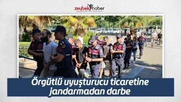 &Ouml;rg&uuml;tl&uuml; uyuşturucu ticaretine jandarmadan darbe