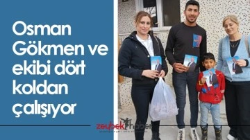 Osman G&ouml;kmen ve ekibi d&ouml;rt koldan &ccedil;alışıyor
