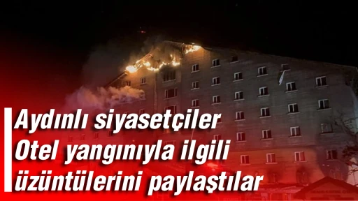 Otel yangınıyla ilgili &uuml;z&uuml;nt&uuml;lerini paylaştılar