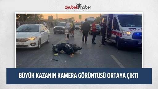 Otomobil motosiklete &ccedil;arptı: 2 yaralı
