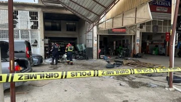 Otomobilin LPG tankı bomba gibi patladı