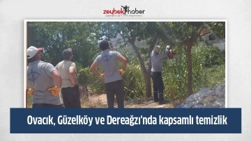 Ovacık, G&uuml;zelk&ouml;y ve Dereağzı'nda kapsamlı temizlik