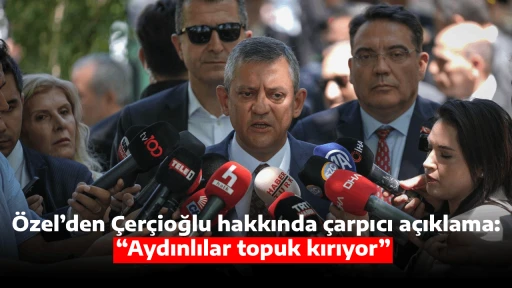 &Ouml;zel&rsquo;den &Ccedil;er&ccedil;ioğlu hakkında &ccedil;arpıcı a&ccedil;ıklama: &ldquo;Aydınlılar topuk kırıyor&rdquo; 