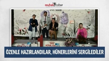 &Ouml;ZENLE HAZIRLANDILAR, H&Uuml;NERLERİNİ SERGİLEDİLER
