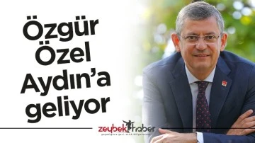 &Ouml;zg&uuml;r &Ouml;zel, Aydın&rsquo;a geliyor