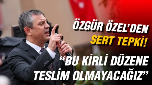 &Ouml;ZG&Uuml;R &Ouml;ZEL'DEN SERT TEPKİ! 