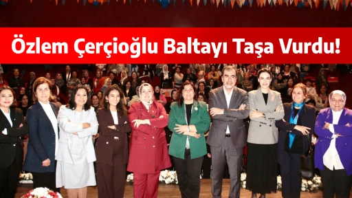 &Ouml;zlem &Ccedil;er&ccedil;ioğlu Baltayı Taşa Vurdu! 