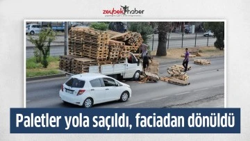 Paletler yola sa&ccedil;ıldı, faciadan d&ouml;n&uuml;ld&uuml;