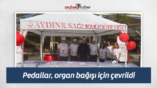 Pedallar, organ bağışı i&ccedil;in &ccedil;evrildi