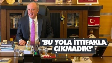 "Bu yola ittifakla &ccedil;ıkmadık!"