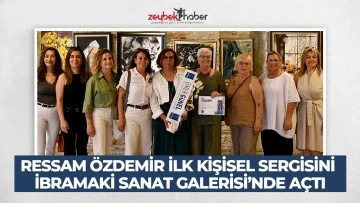RESSAM &Ouml;ZDEMİR İLK KİŞİSEL SERGİSİNİ İBRAMAKİ SANAT GALERİSİ&rsquo;NDE A&Ccedil;TI