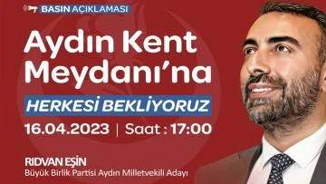 Rıdvan Eşin&rsquo;den basın a&ccedil;ıklaması