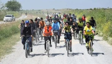 Sakin Şehir Yenipazar'da 'Bisiklet Şenliği' d&uuml;zenlendi