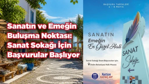 Sanatın ve Emeğin Buluşma Noktası: Sanat Sokağı İ&ccedil;in Başvurular Başlıyor