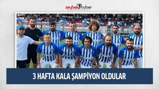 Sazlıspor, şampiyonluk sevincini erken yaşadı