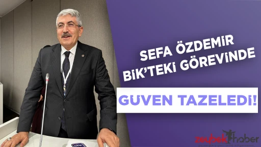 Sefa &Ouml;zdemir BİK&rsquo;teki g&ouml;revinde g&uuml;ven tazeledi