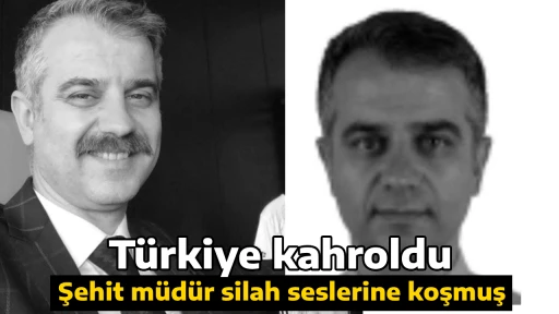 Şehit m&uuml;d&uuml;r silah seslerine koşmuş, T&uuml;rkiye kahroldu