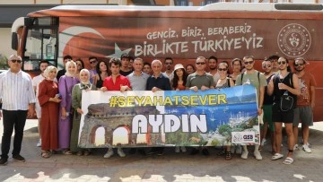 Seyahatsever gen&ccedil;ler, Aydın&rsquo;ı &ccedil;ok sevdi