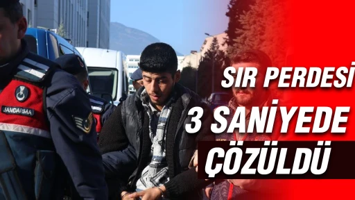 Sır perdesi 3 saniyede &ccedil;&ouml;z&uuml;ld&uuml;!