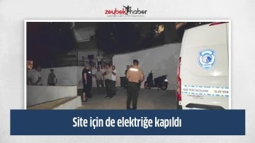 Site i&ccedil;erisindeki direkte elektrik akımına kapılan gen&ccedil; hayatını kaybetti