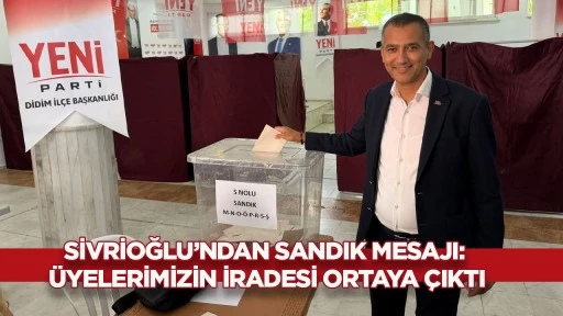 Sivrioğlu&rsquo;ndan sandık mesajı: &Uuml;yelerimizin iradesi ortaya &ccedil;ıktı