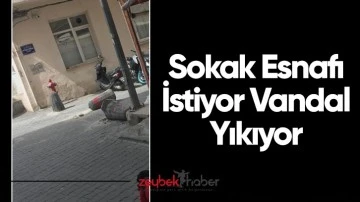 Sokak Esnafı İstiyor Vandal Yıkıyor
