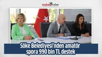 S&ouml;ke Belediyesi&rsquo;nden amat&ouml;r spora 990 bin TL destek