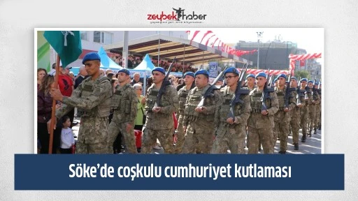 S&ouml;ke&rsquo;de coşkulu cumhuriyet kutlaması
